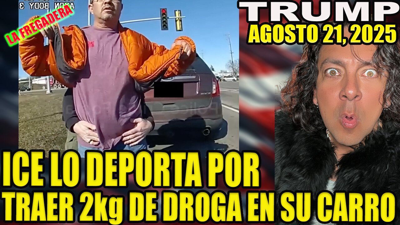 ICE LO DEPORTA POR TRAER 2kg DE DROGA EN SU CARRO