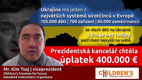 Zelenského kancelář vykrádá EU fondy pro děti