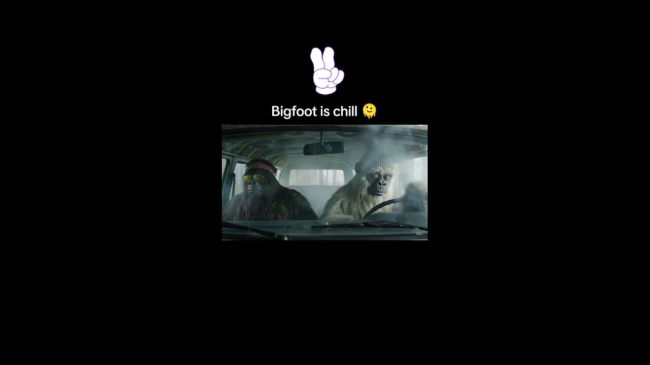 Bigfoot is chill