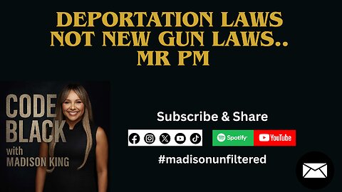 CBMK015 Australia doesn’t need more gun laws - we need NEW DEPORTATION LAWS!!