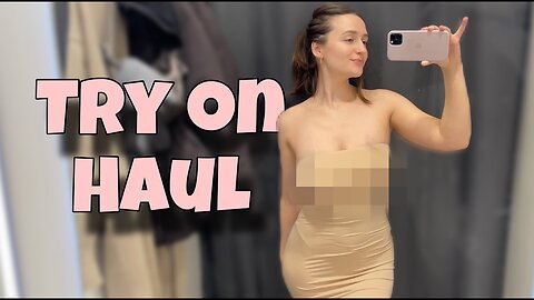 [4K] Transparent Try on haul Sheer Outfits See Throught With Klara Si