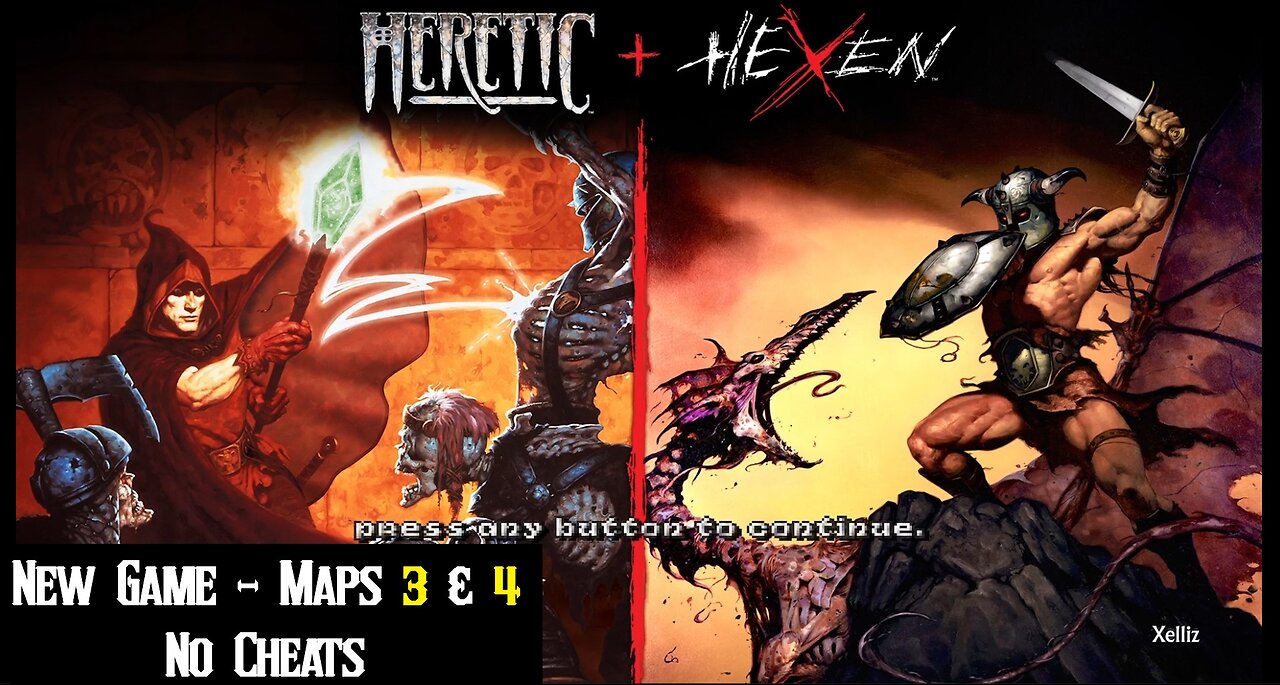 Heretic Remaster - New Game - E1 M3&4