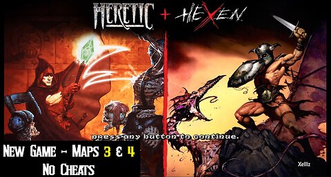 Heretic Remaster - New Game - E1 M3&4