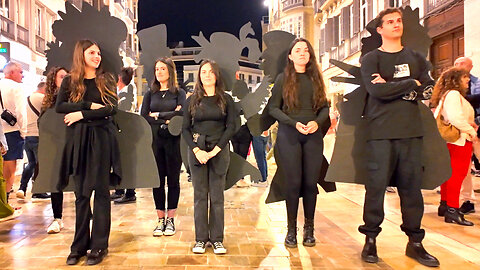 White Night in Malaga, Spain | Costa del Sol Walk – Music, Art & Museums [4K]