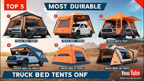 🚙🏕️ Top 5 Durable Truck Bed Tents 2025 – Tough & Reliable Camping Gear! 🔥🌲