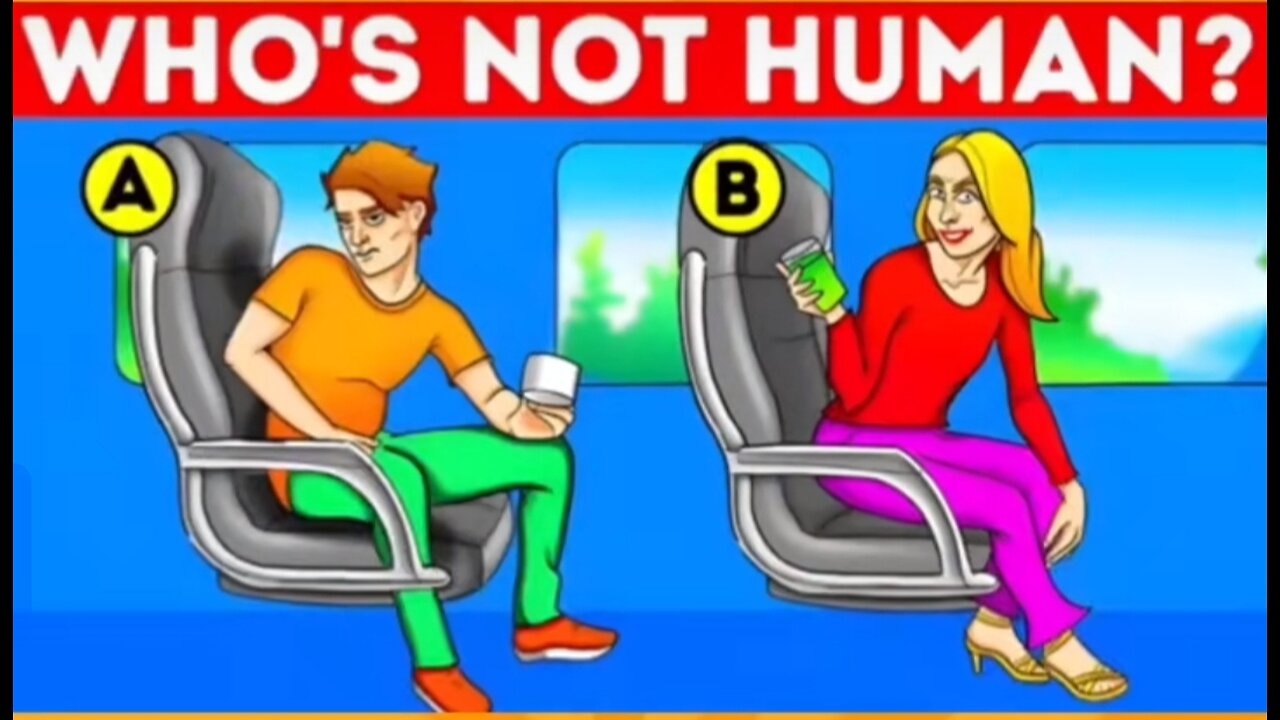 Who’s NOT Human? 🤯 Mind-Blowing Riddle Challenge!