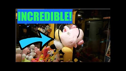 INCREDIBLE DOUBLE WIN AT THE CLAW MACHINE!