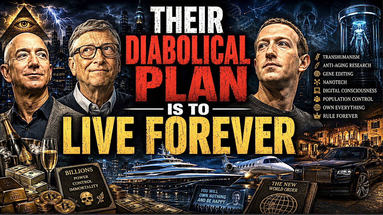 THEIR DIABOLICAL PLAN IS TO LIVE FOREVER! -- Kim Bright thumbnail