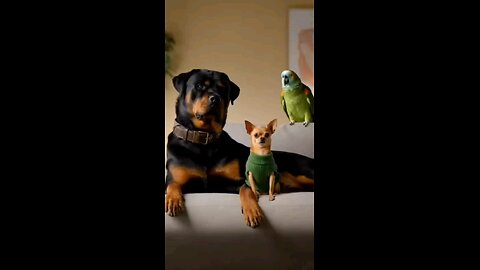 “The Parrot Reviews an Inter-Species Power Couple