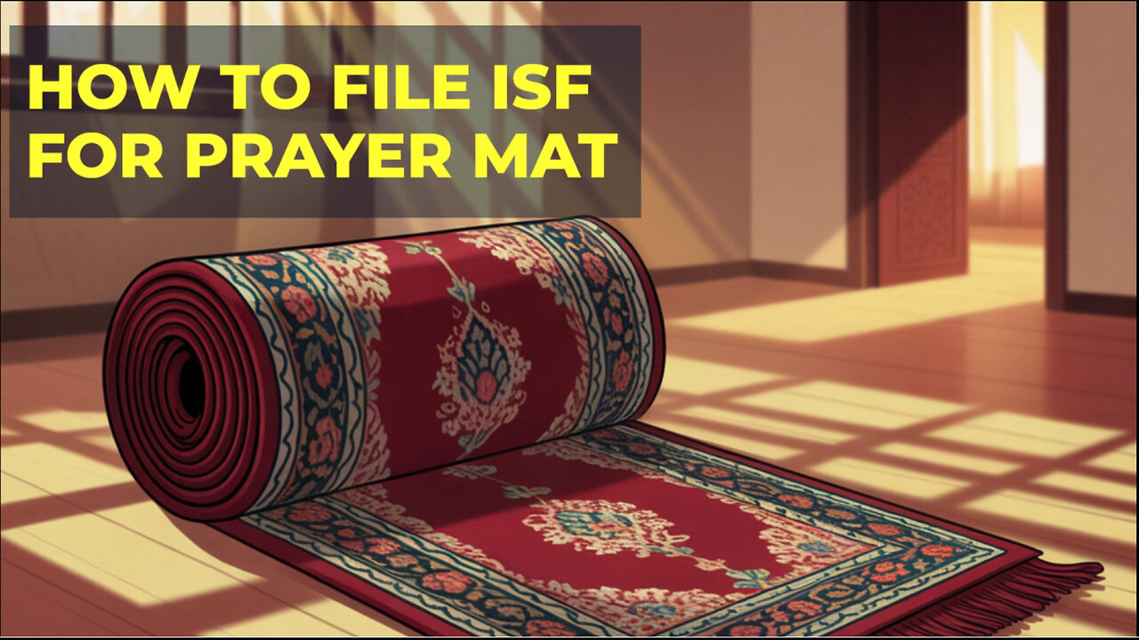 How To File ISF For Prayer Mat