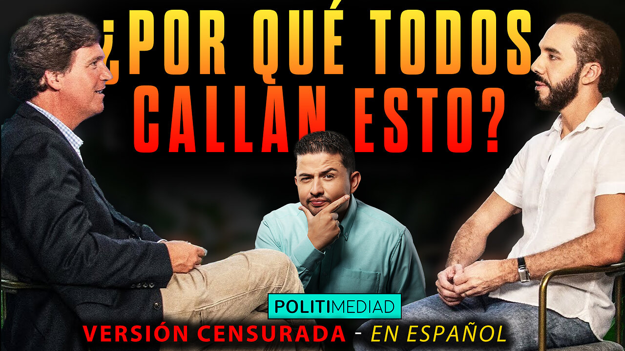 Nayib Bukele REVELA Todo – Pandillas, Trump y Dios (Entrevista Doblada al Español)