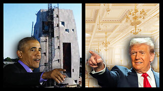 Trump Builds a Ballroom, Obama Builds REGRET