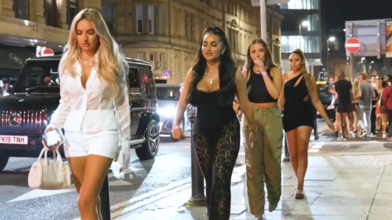 Crazy Nightlife in LIVERPOOL 4K HDR | Best Moments, Beautiful Girls & Giant Night Walking Tour