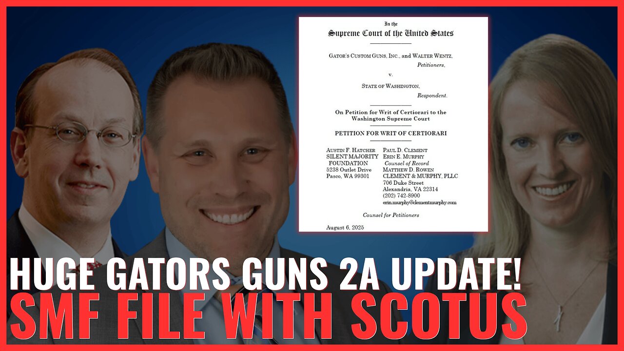 Big 2nd Amendment SCOTUS Filing!