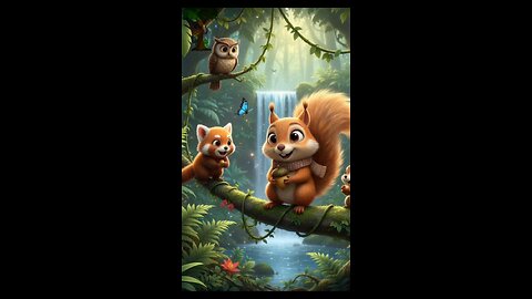Squirrel and Treasure | New Cartoon Story 2025