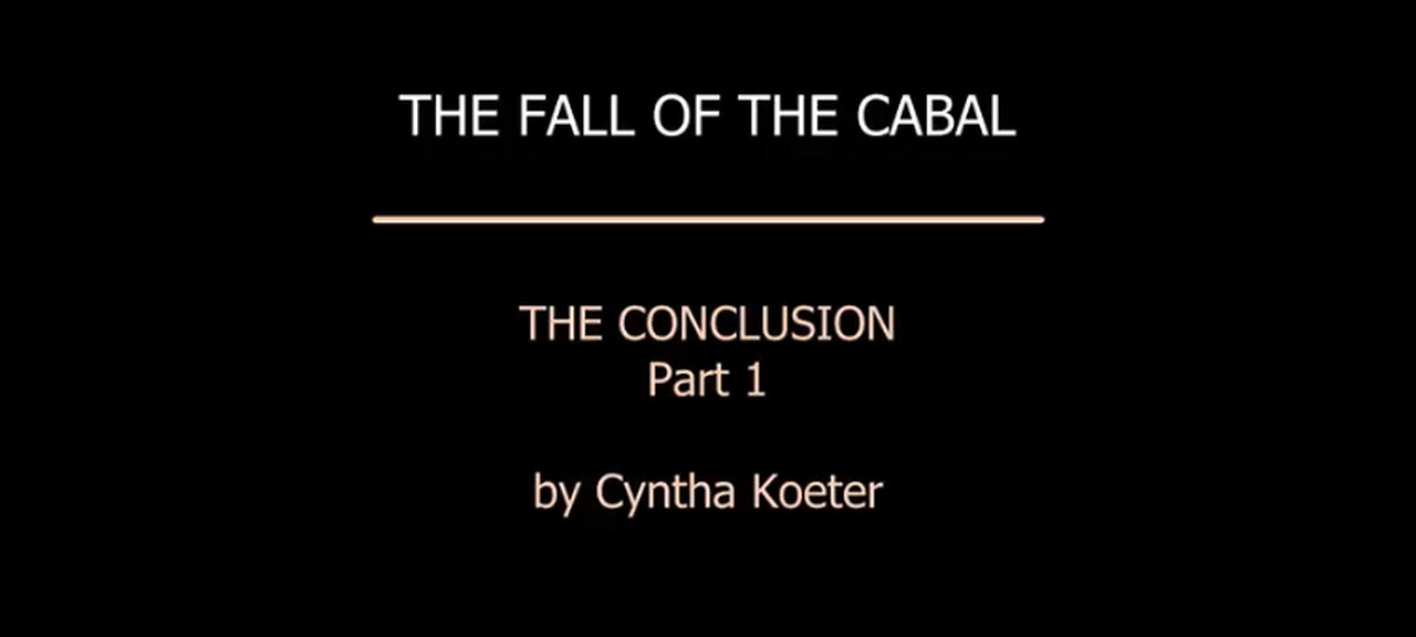 Fall Of The Cabal Conclusion Part 1 - The Pyramid of Power