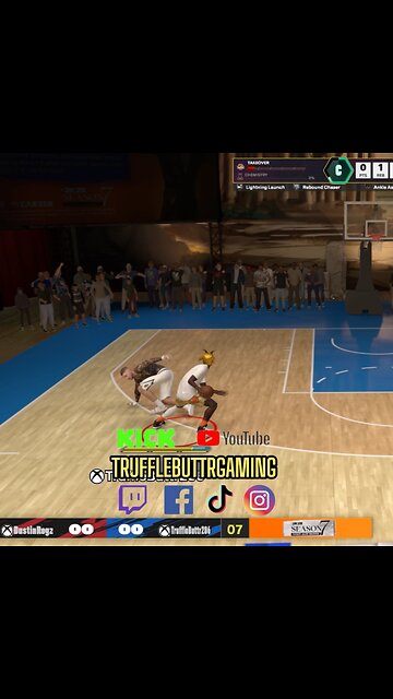 He Quit After First Play 😆 #nasty #crossover #2k #2k5 #nba2k25 #sports #gaming #basketball