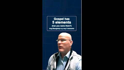 Gospel has 5 Elements (1)