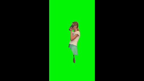 Orlando Flight Girl Singing Moana | Green Screen