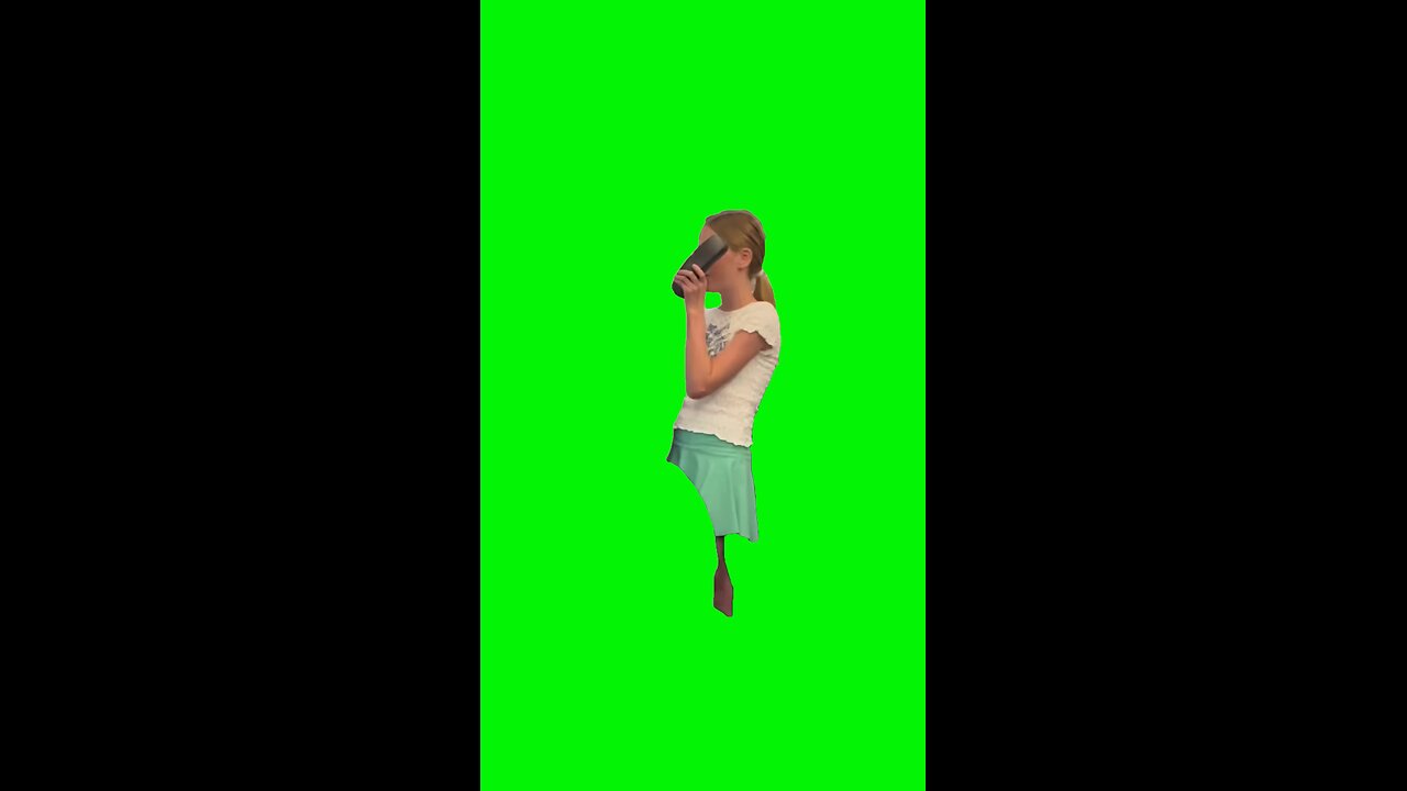 Orlando Flight Girl Singing Moana | Green Screen