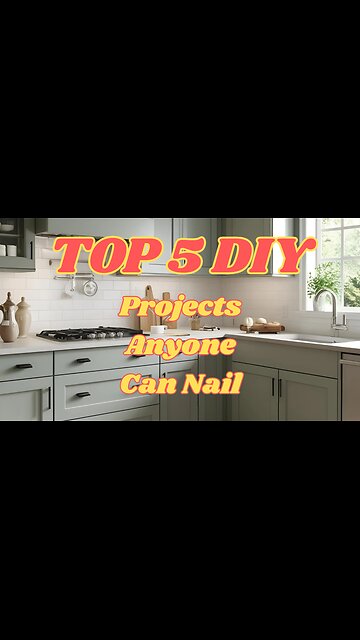 Top 5 Easy DIY Projects Anyone Can Nail