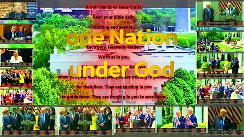President Trump holds National Prayer event at White House . AG Bondi