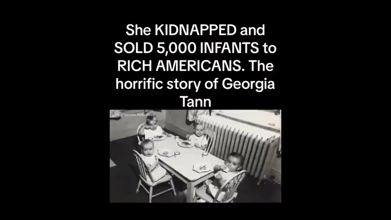 Georgia Tann; American Social Worker & CHILDREN TRAFFICker 1924-1950 Tennessee Children's Home Society, Memphis