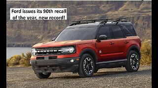 Ford issues 90th recall of the year, new record!