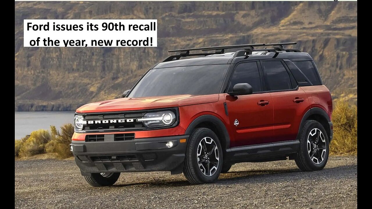 Ford issues 90th recall of the year, new record!