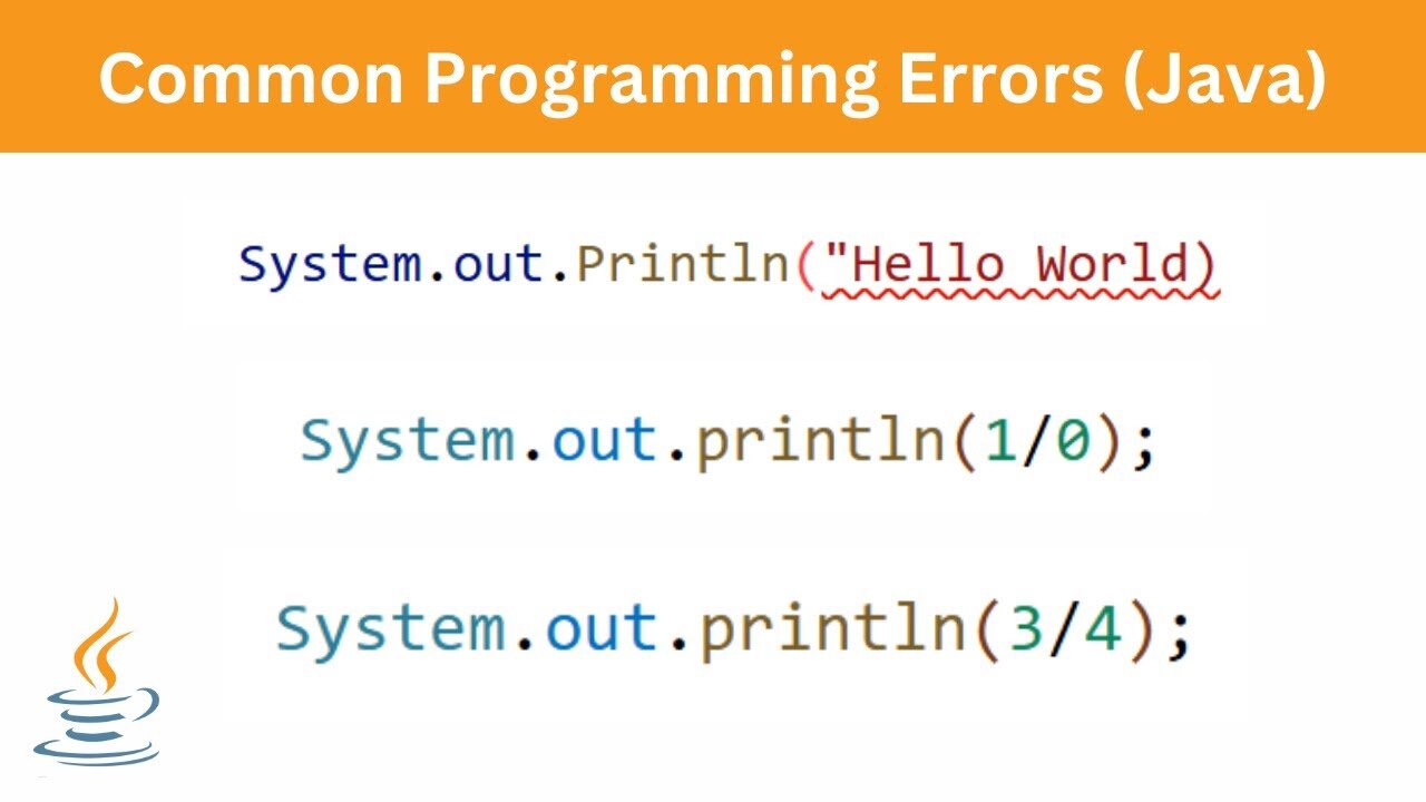 Common Programming Errors | Java
