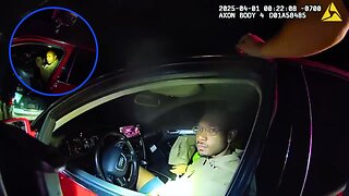 Police Traffic Stop Turns Chaotic After Driver Refuses To Comply