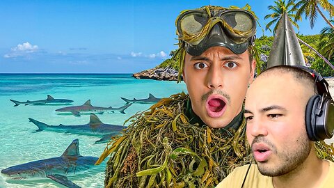 Kalkazian reacts Nick Kratka | Extreme Camouflage vs Sharks!