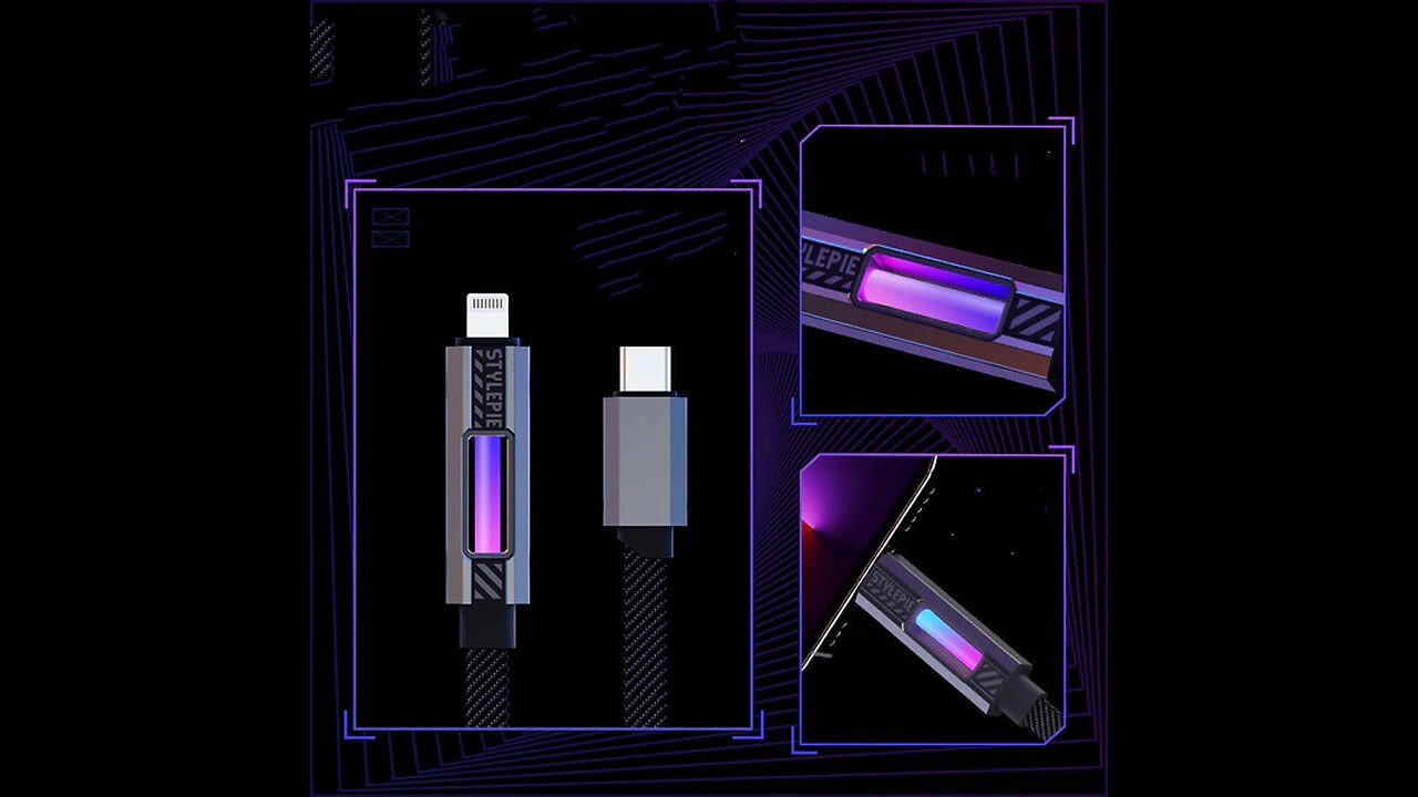 Fast Charging Cable With LED Breathing Light