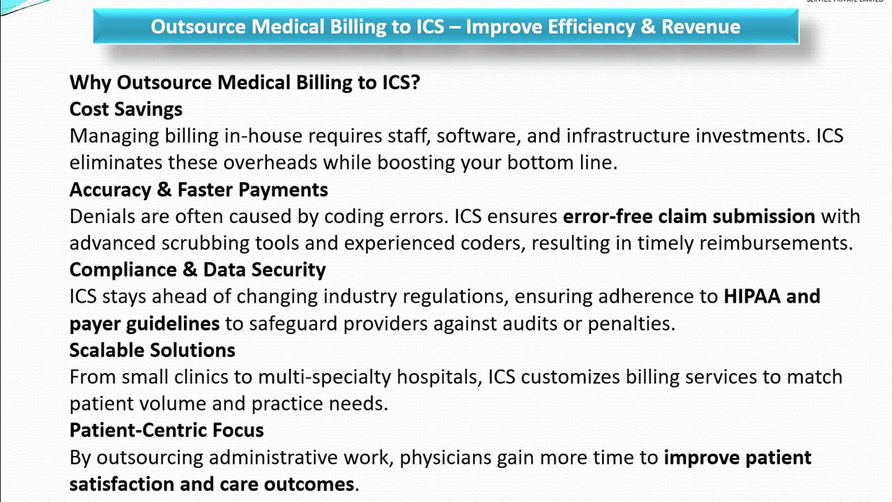 Outsource Medical Billing to ICS – Improve Efficiency & Revenue