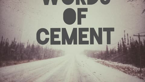 Iron sharpens iron- words in cement