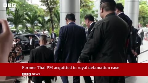Former Thai PM Thaksin Shinawatra acquitted in royal insult case | BBC News