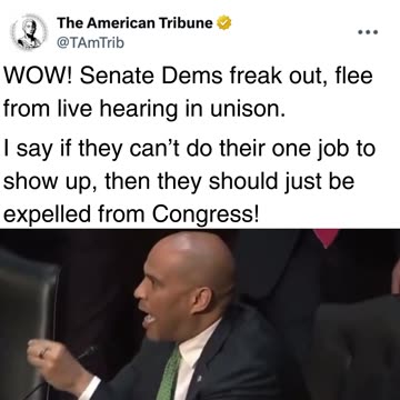 Dems Throw MAJOR Temper Tantrum, Storm Out Of Senate Hearing Like Children