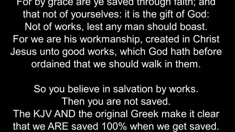 Once saved always saved