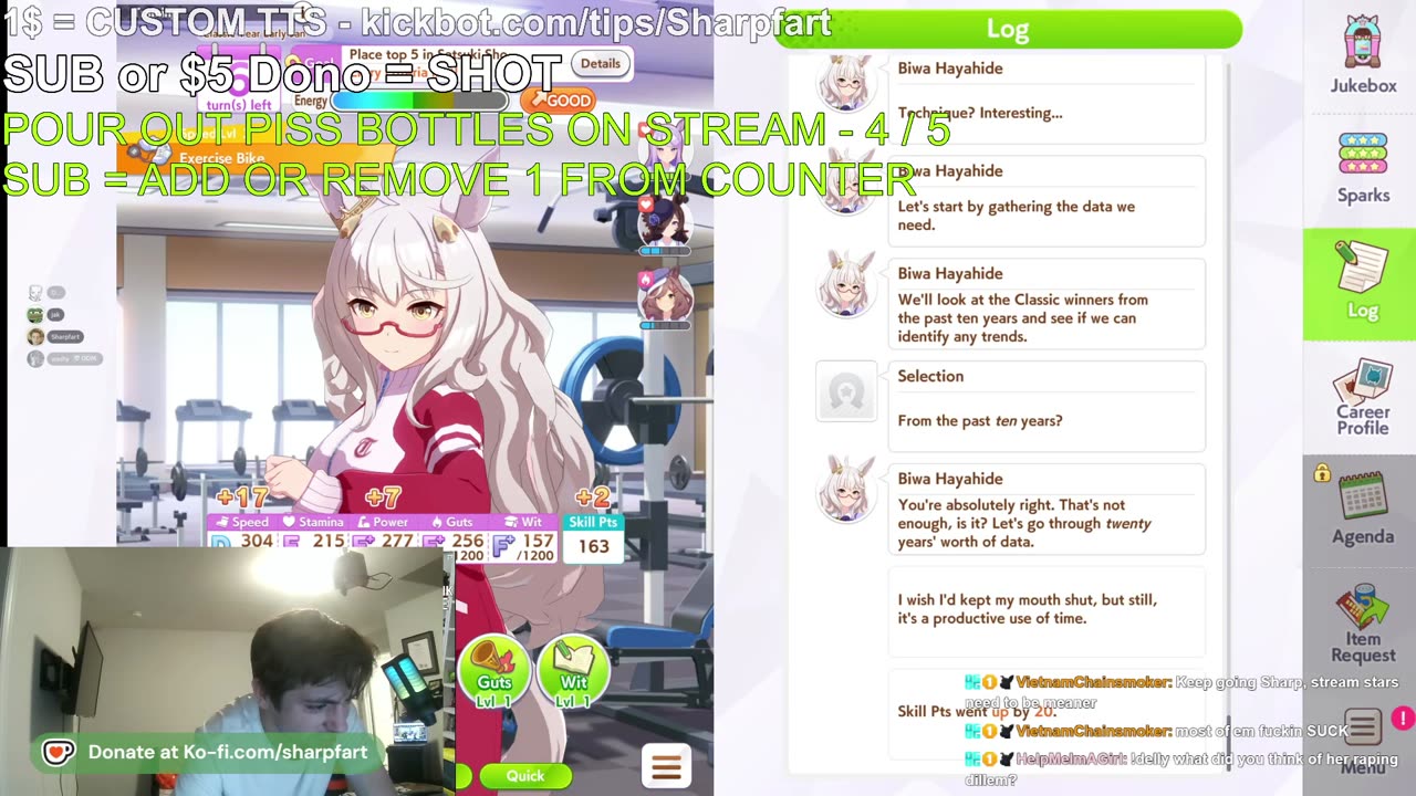 SECOND & THIRD BOTTLE DUMP + SHOTS FOR SUBS | RACING HORSE GIRLS