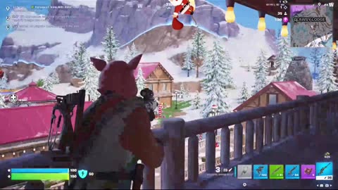 Travel distance with Icy Feet - Fortnite Winterfest