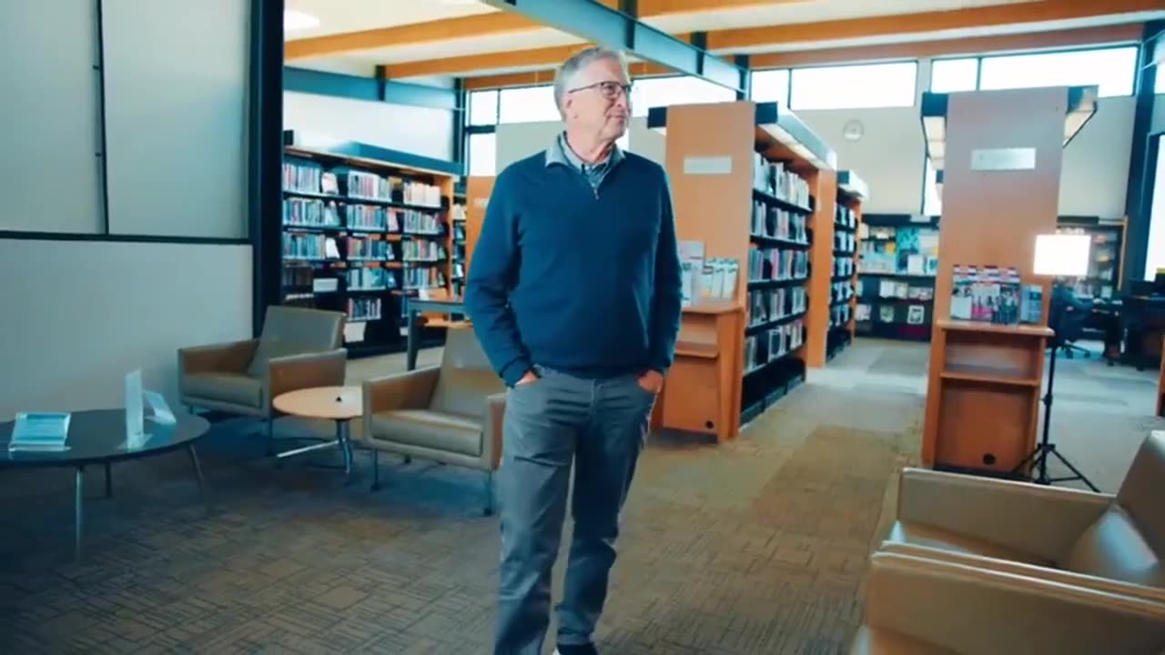 What would you do | If you saw Bill Gates at the Library?