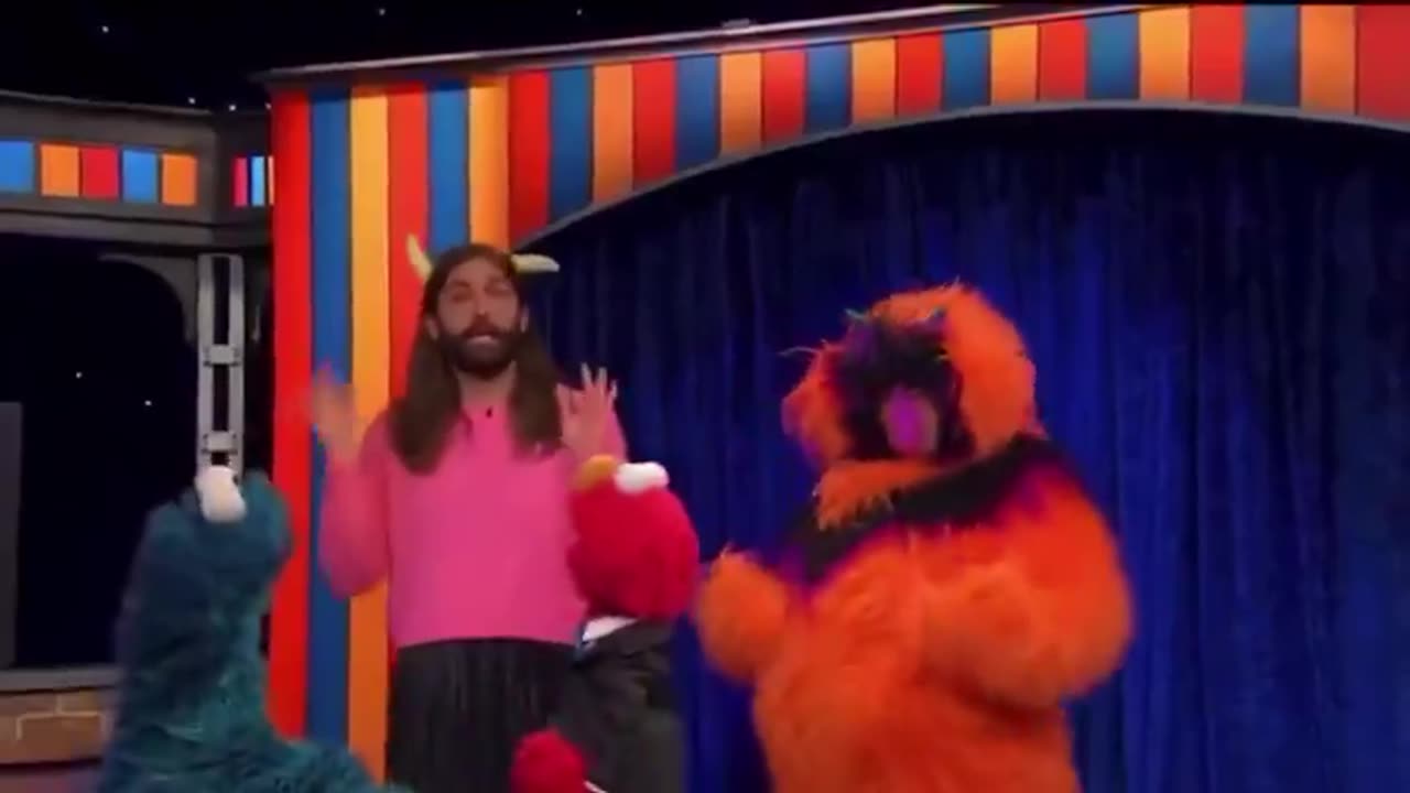 DEFUND SESAME STREET HOSTS EVIL CHILD PREDATOR FAGGOTS ON PBS