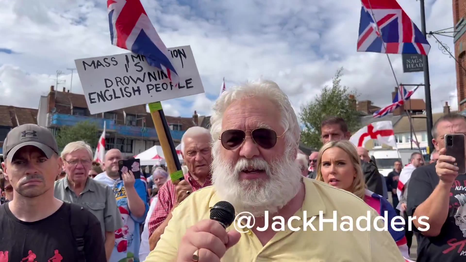 Dave, who has been leading the protests against the Wethersfield asylum...