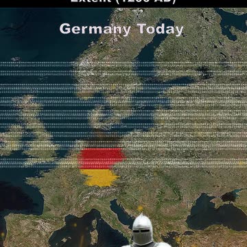 Germany Today vs Holy Roman Empire at Greatest Extent (1200 AD)-5