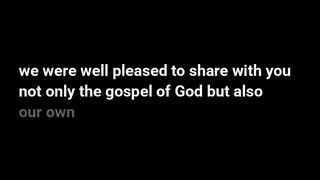 1 Thessalonians 2:7–8
