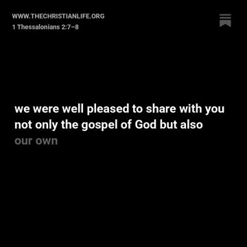 1 Thessalonians 2:7–8