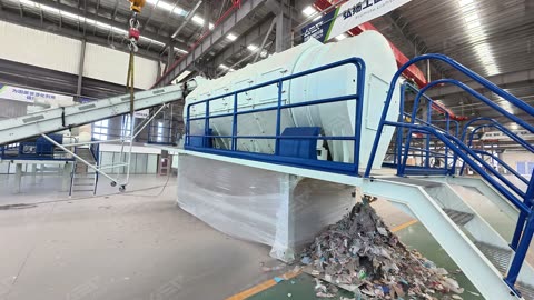 Trommel Screen for C&D Waste Sorting!