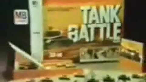 Tank Battle Board Game by Milton Bradley MB Games TV Commercial from 1975