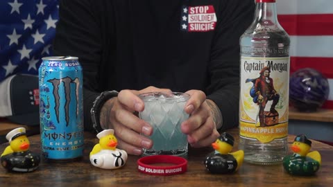 AC Forgay - Captain Morgan Pineapple Rum & Monster Ultra Blue Hawaiin Energy Drink