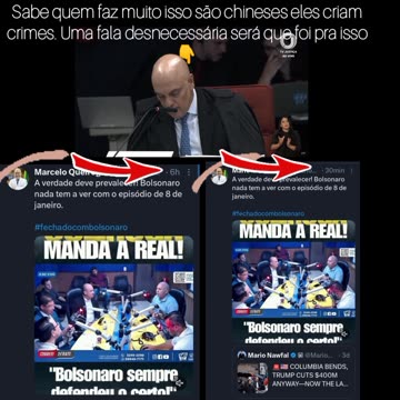Uma fala desnecessária do Ditador, eles têm que julgar e não criar fatos fora do julgamento. Não achei essa postagem no perfil do Queiroga com esse tempo nem com o nome.